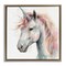 Stupell Industries Unicorn With Pink Mane Floating Frame, design by Creative Studio
